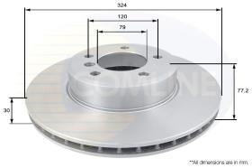 COMLINE ADC1738V - DISCO FRENO