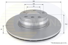 COMLINE ADC1773V - DISCO FRENO