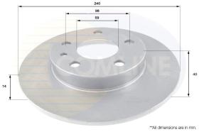 COMLINE ADC1813 - DISCO ALFA ROMEO GTV 95->,SPIDER 98