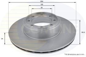 COMLINE ADC1841V - DISCO FRENO