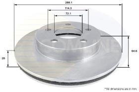 COMLINE ADC2301V - DISCO FRENO