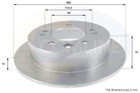 COMLINE ADC2406 - DISCO FRENO