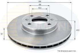 COMLINE ADC2408V - DISCO FRENO