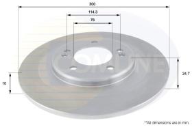 COMLINE ADC2411 - DISCO FRENO