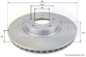 COMLINE ADC2412V - DISCO FRENO