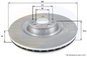 COMLINE ADC2607V - DISCO FRENO