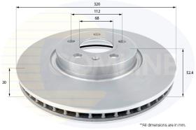 COMLINE ADC2614V - DISCO FRENO