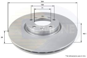 COMLINE ADC2711V - DISCO FRENO