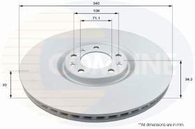 COMLINE ADC2716V - DISCO FRENO