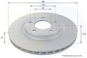 COMLINE ADC2721V - DISCO DE FRENO-HASTA FIN EXIST.