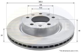 COMLINE ADC2726V - DISCO FRENO