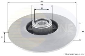 COMLINE ADC3022 - DISCO FRENO