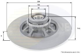 COMLINE ADC3023 - DISCO FRENO