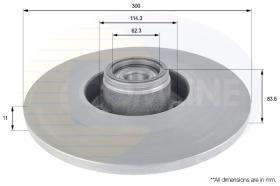 COMLINE ADC3024 - DISCO FRENO