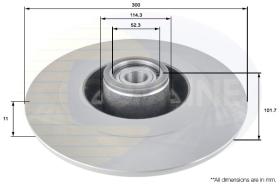 COMLINE ADC3025 - DISCO FRENO