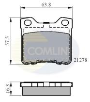 COMLINE CBP01060 - PASTILLAS FRENO