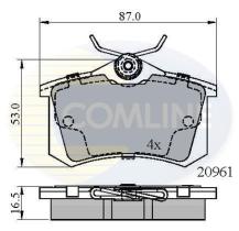 COMLINE CBP01716 - PASTILLAS FRENO