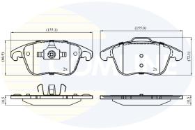 COMLINE CBP01720 - PASTILLAS FRENO
