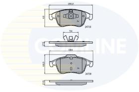 COMLINE CBP02001 - PASTILLAS FRENO