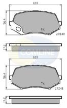 COMLINE CBP02007 - PASTILLAS FRENO