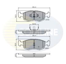 COMLINE CBP0201 - PASTILLAS FRENO