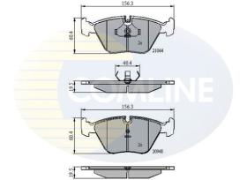 COMLINE CBP0358 - PASTILLAS FRENO