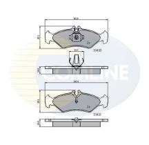 COMLINE CBP0453 - PASTILLAS FRENO