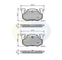 COMLINE CBP0522 - PASTILLAS FRENO