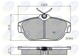 COMLINE CBP0590 - PASTILLA