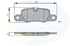 COMLINE CBP06123 - PASTILLAS FRENO
