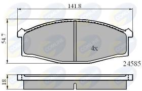 COMLINE CBP0758 - PASTILLA