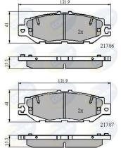 COMLINE CBP0788 - PASTILLA FRENO LEXUS LS400 94-> 00