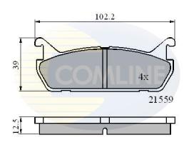 COMLINE CBP0875 - PASTILLA