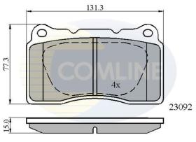 COMLINE CBP0895 - PASTILLAS FRENO