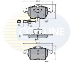 COMLINE CBP11025 - PASTILLAS FRENO