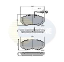 COMLINE CBP11040 - PASTILLAS FRENO