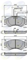 COMLINE CBP11051 - PASTILLA FRENO IVECO 35-10 85-> 89,