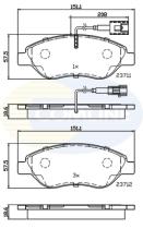COMLINE CBP11222 - PASTILLAS FRENO