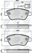 COMLINE CBP11535 - PASTILLA DE FRENO