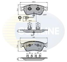 COMLINE CBP11740 - PASTILLAS FRENO