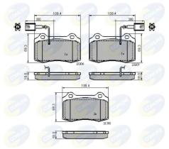 COMLINE CBP11758 - PASTILLA