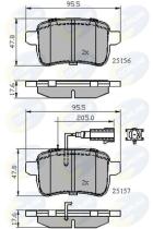 COMLINE CBP12103 - PASTILLAS FRENO