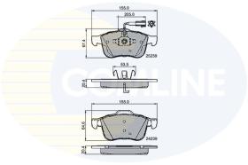 COMLINE CBP12118 - PASTILLAS FRENO