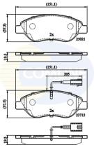 COMLINE CBP12213 - PASTILLAS FRENO