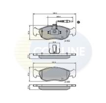 COMLINE CBP1570 - PASTILLAS FRENO