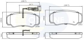 COMLINE CBP16032 - PASTILLAS FRENO