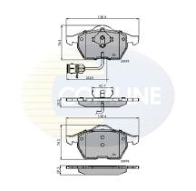 COMLINE CBP1715 - PASTILLAS FRENO