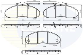 COMLINE CBP1991 - PASTILLAS FRENO