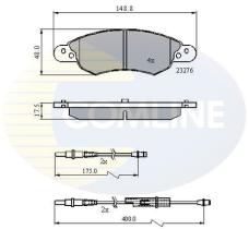 COMLINE CBP21119 - PASTILLAS FRENO