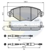 COMLINE CBP21120 - PASTILLAS FRENO